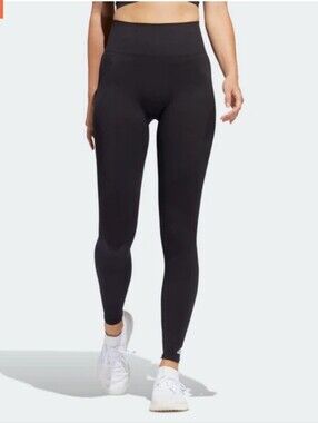 Adidas Seamless Leggings Black FJ7216 Size Medium